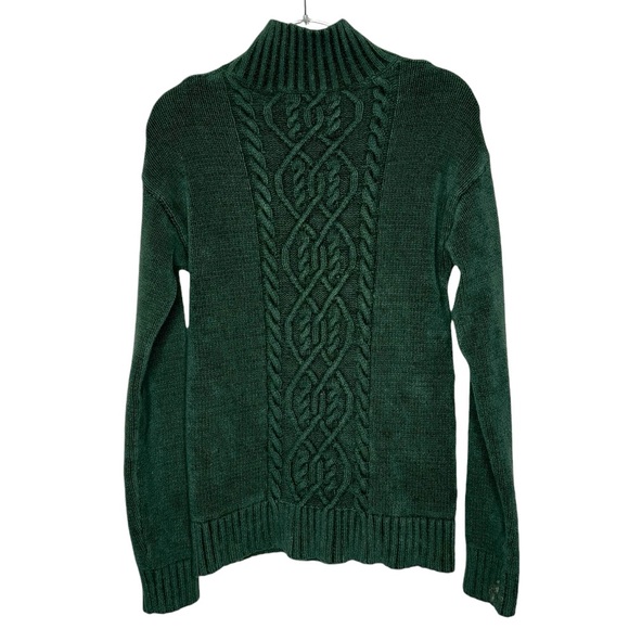 Sies Marjan | Green Velour Rory Sweater in Seaweed Medium - Picture 7 of 9
